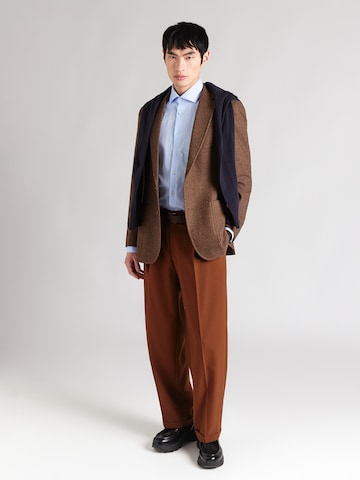 Bruun & Stengade Slim fit Üzleti ing 'Borut' - kék