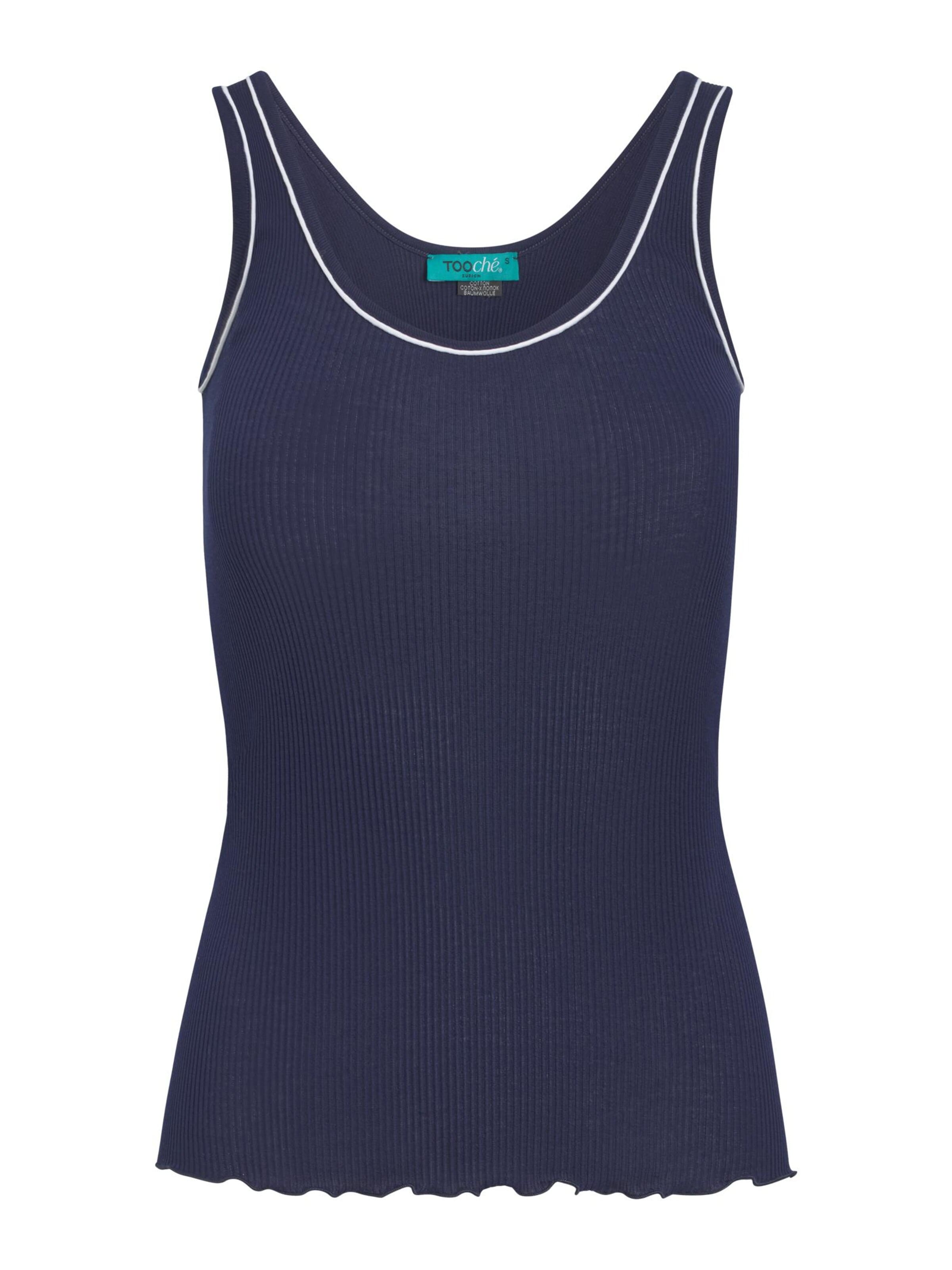 TOOche Top 'One' in Blue: front