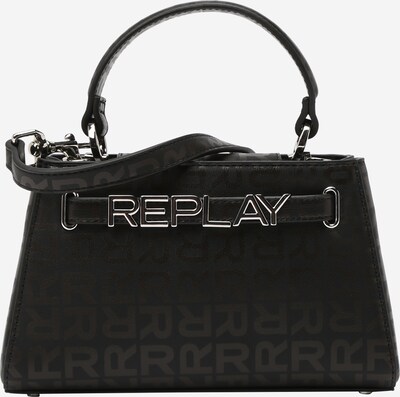 REPLAY Ročna torbica | temno siva / črna / srebrna barva, Prikaz izdelka