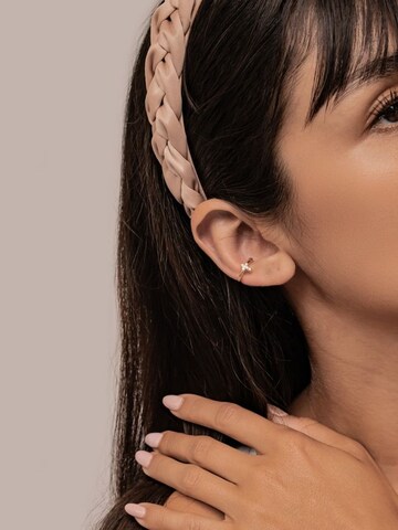 Hey Happiness Earrings in Gold: front