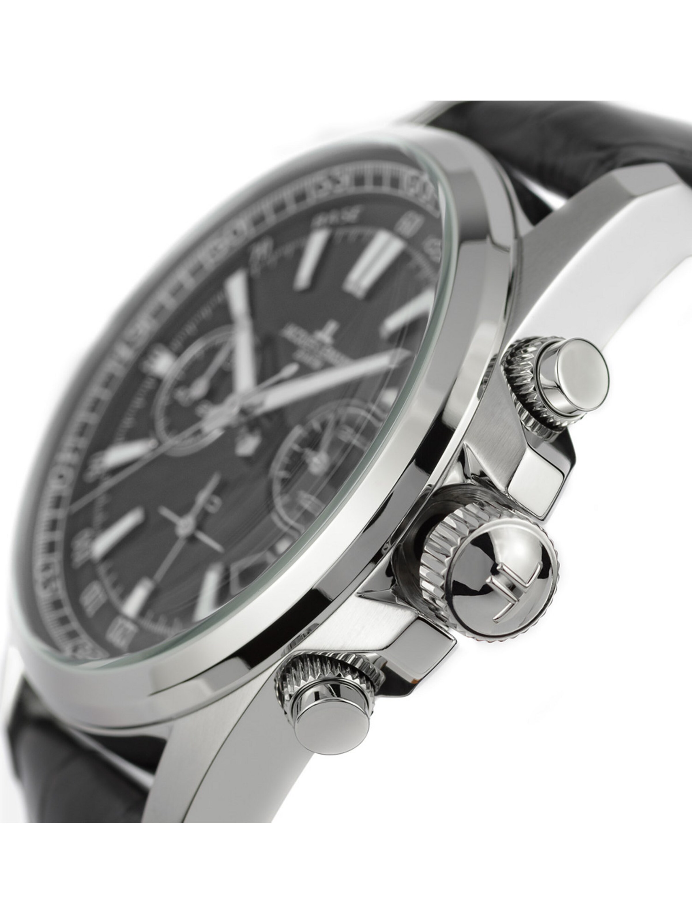 Jacques Lemans Uhr in Schwarz