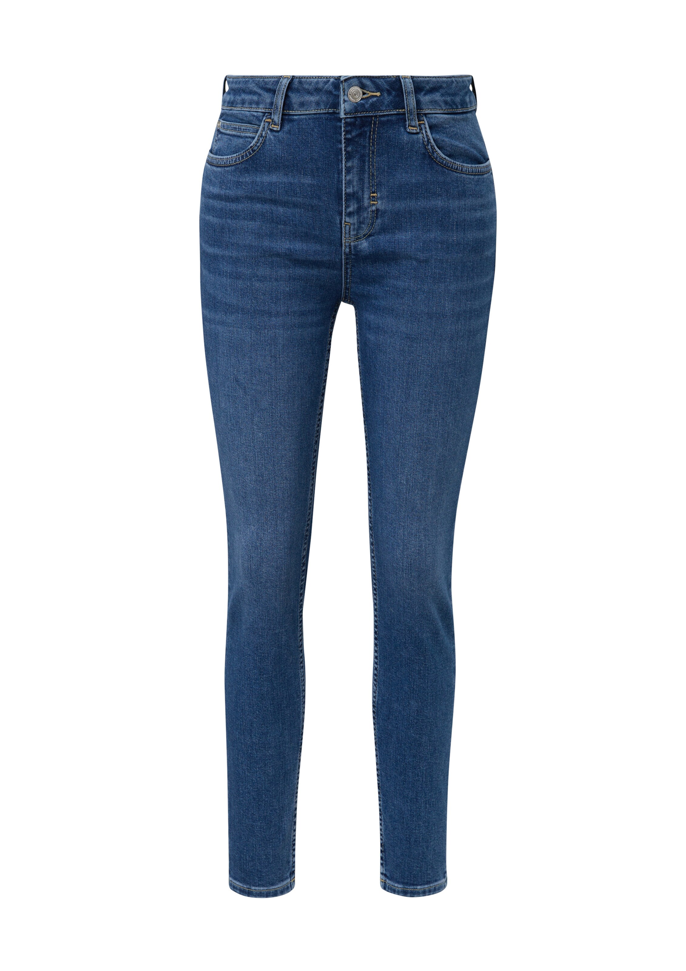 COMMA Regular Jeans in Blauw: voorkant