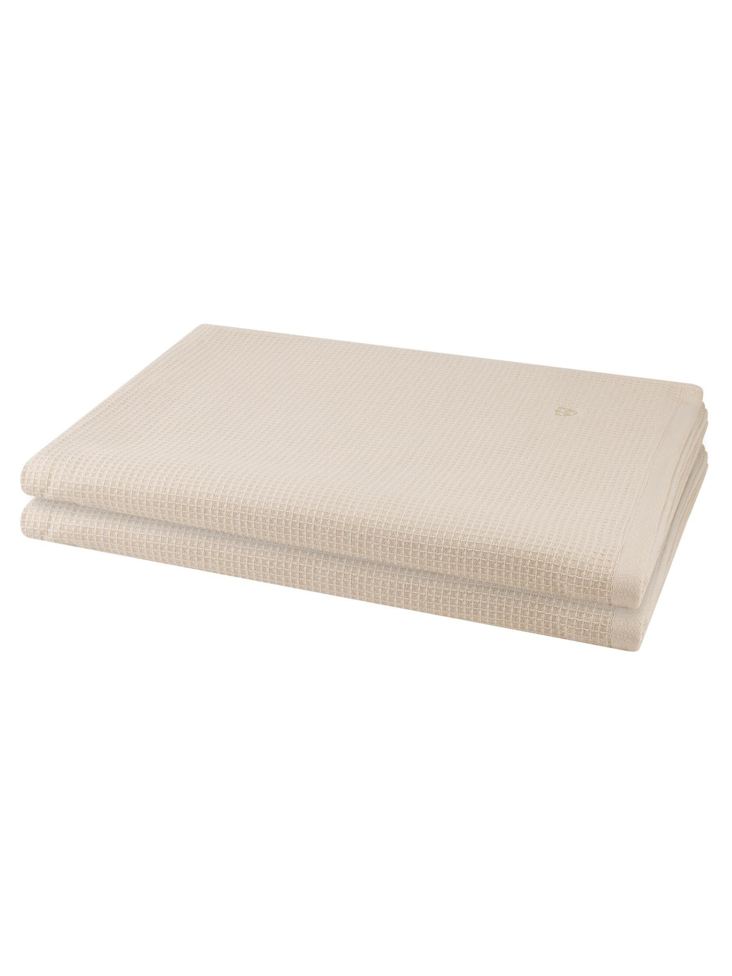 ROSS Towel 'Pique' in Beige: front