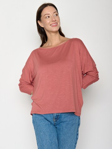 GREENBOMB Shirt in Roze: voorkant