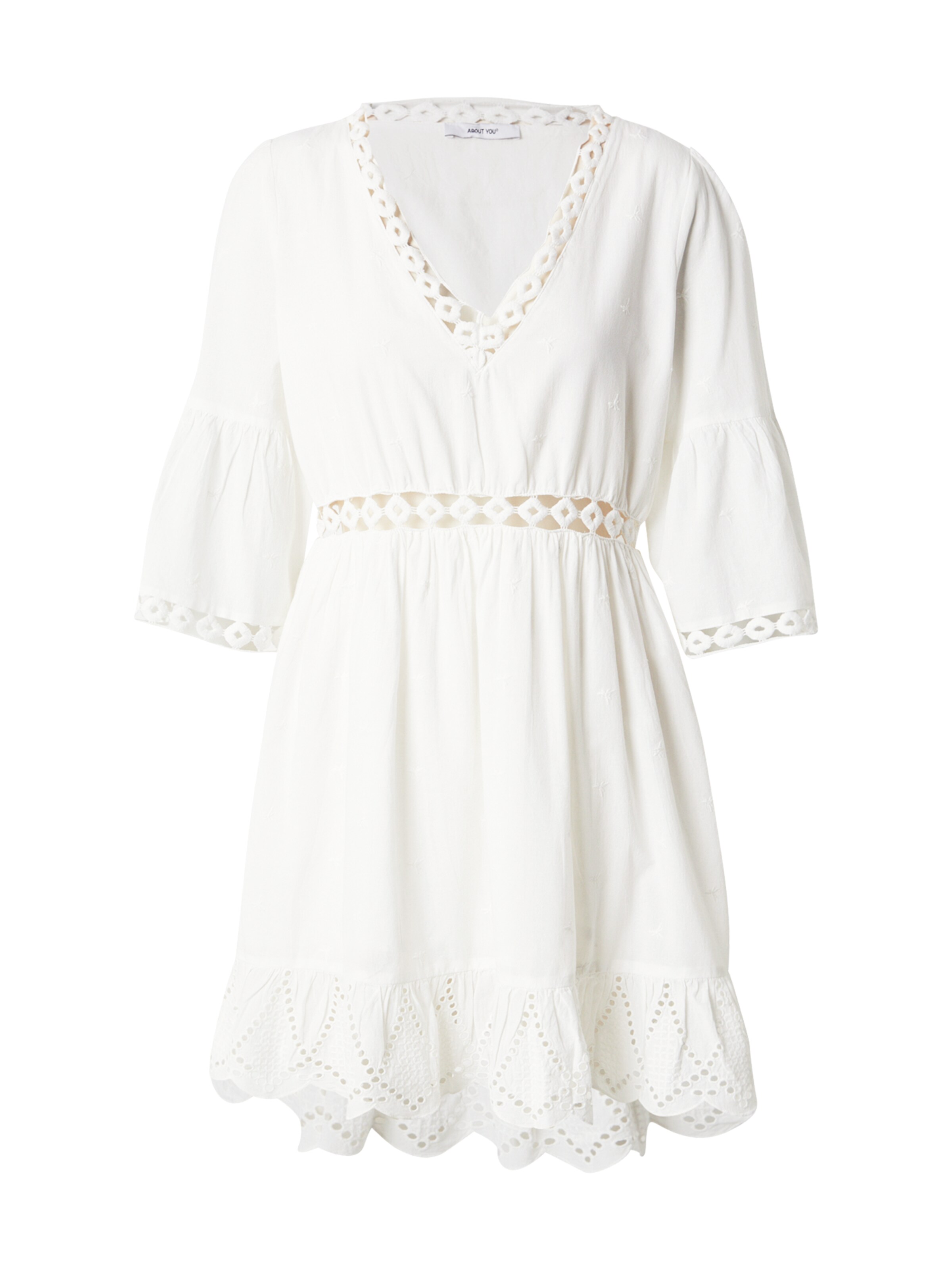 ABOUT YOU Klänning 'Inga' i vit, Produktvy