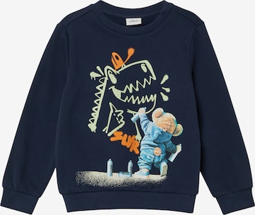 Veste de survêtement s.Oliver en bleu : devant