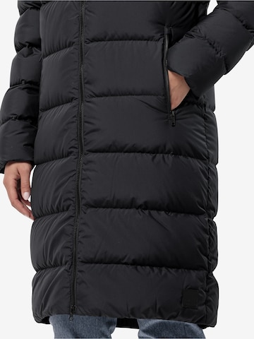 JACK WOLFSKIN - Sobretudo outdoor 'Frozen Palace' em preto