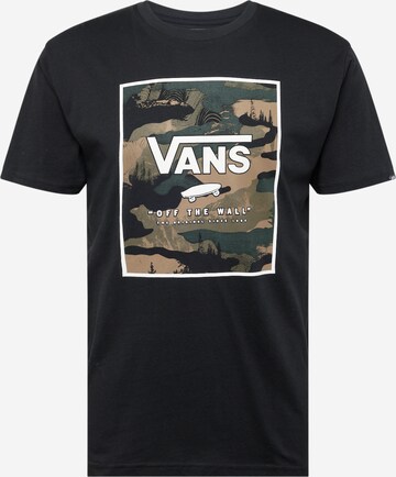 T-Shirt VANS en noir : devant