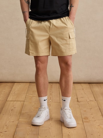 DAN FOX APPAREL Regular Shorts 'Marten' in Beige: predná strana