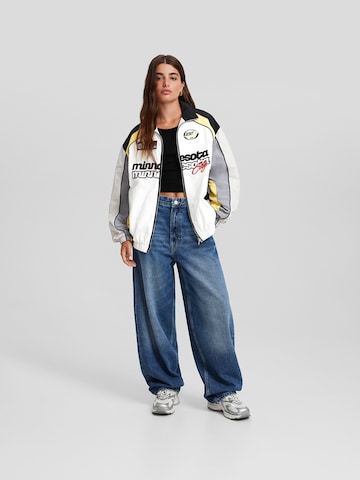 Bershka Between-season jacket in White