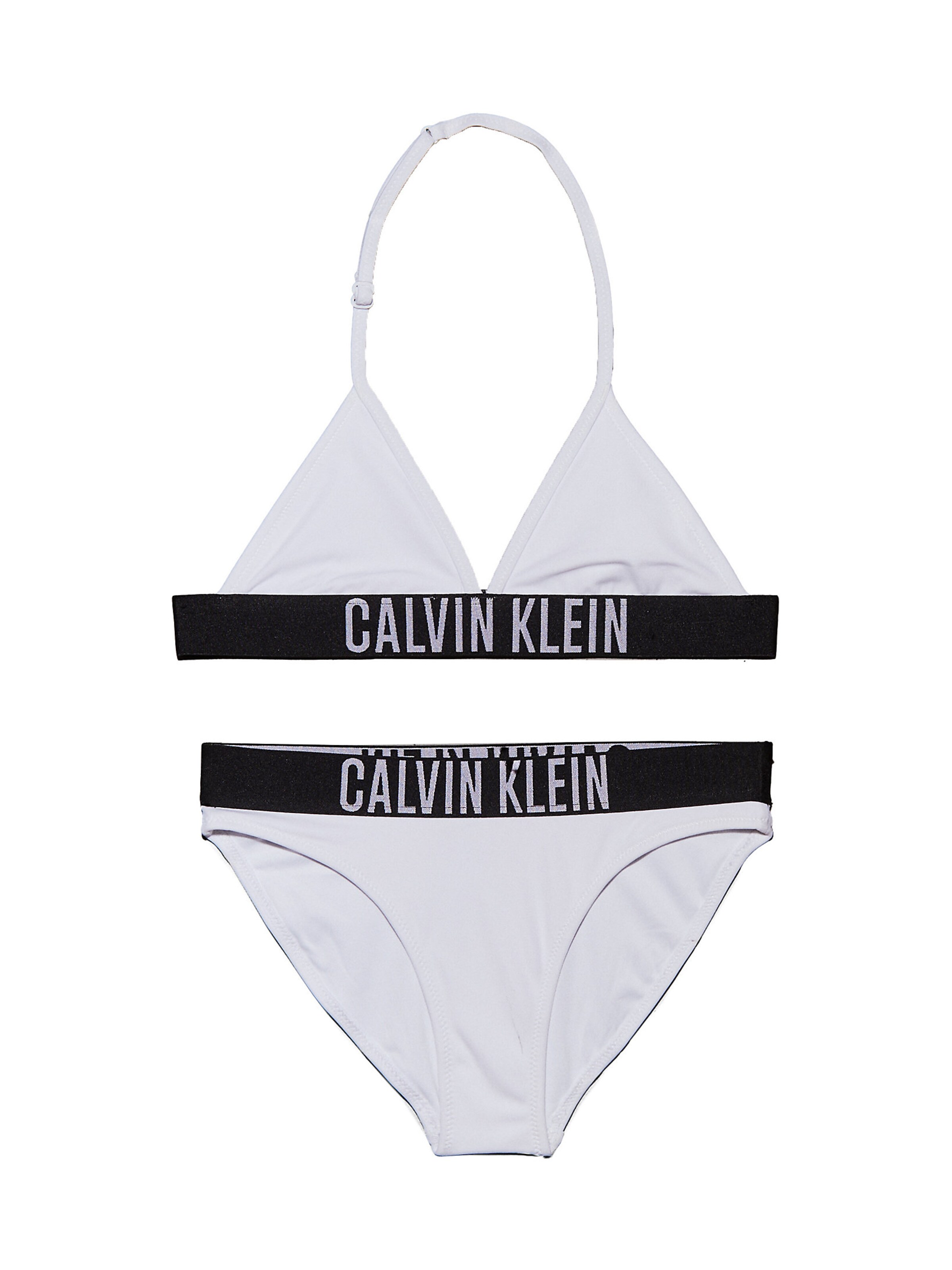 Calvin Klein Swimwear Triangle Bikini 'Intense Power' in White: front