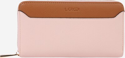 L.CREDI Portemonnaie 'Farah' in braun / rosa, Produktansicht