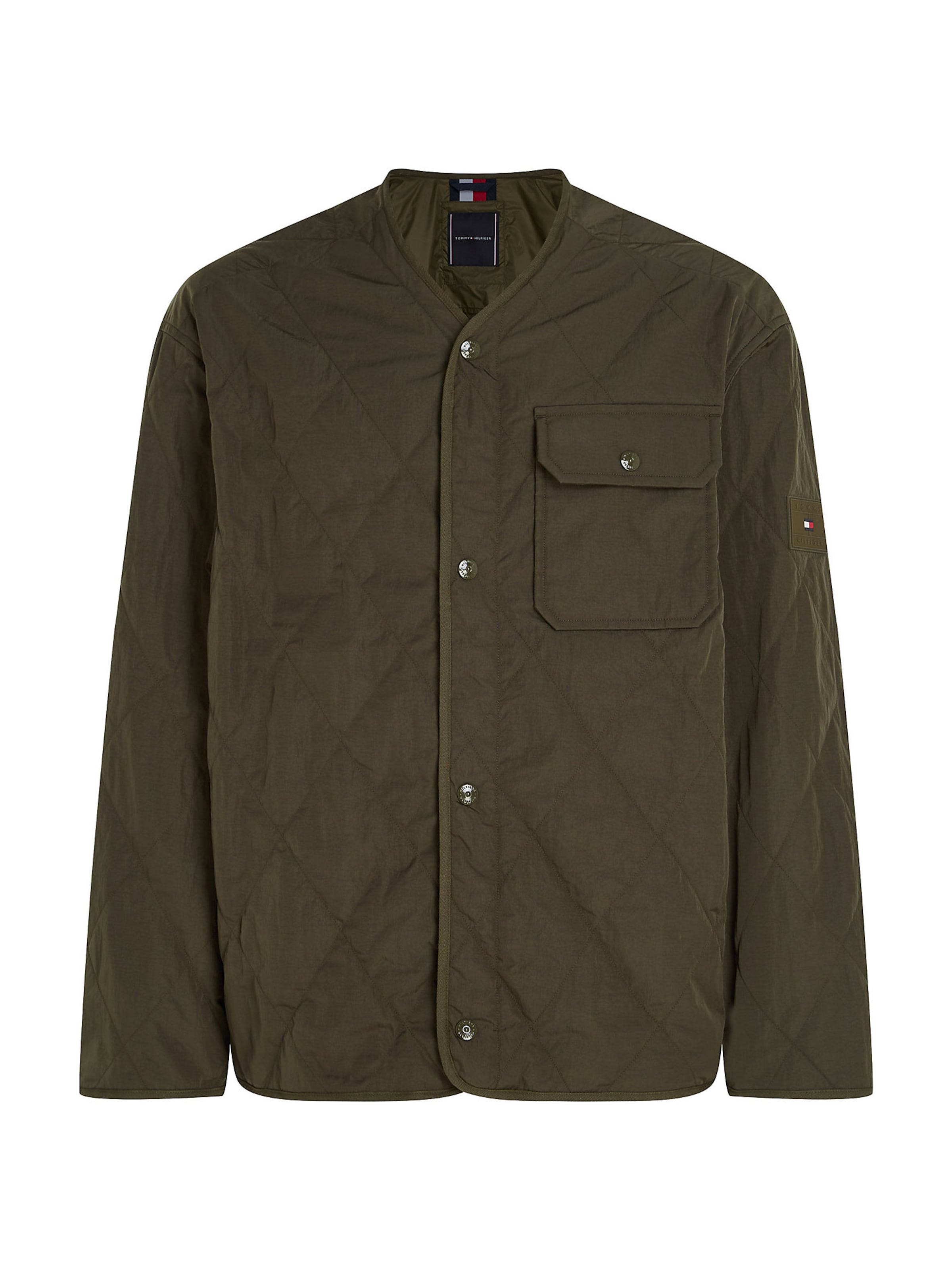 Veste mi-saison TOMMY HILFIGER en vert : devant