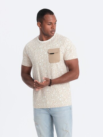 Ombre Shirt in Beige