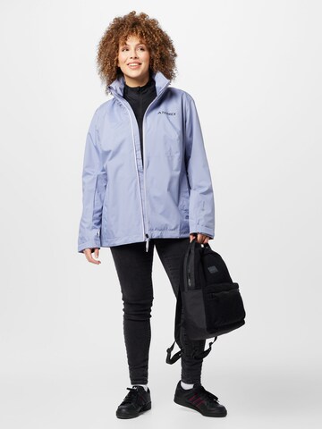ADIDAS TERREX Športová bunda 'Multi Rain.Rdy 2-Layer Rain ' - Fialová