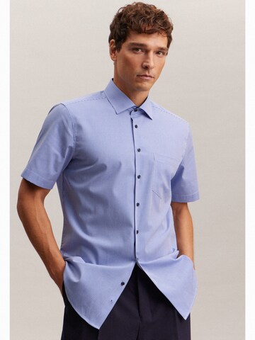 Coupe regular Chemise business SEIDENSTICKER en bleu