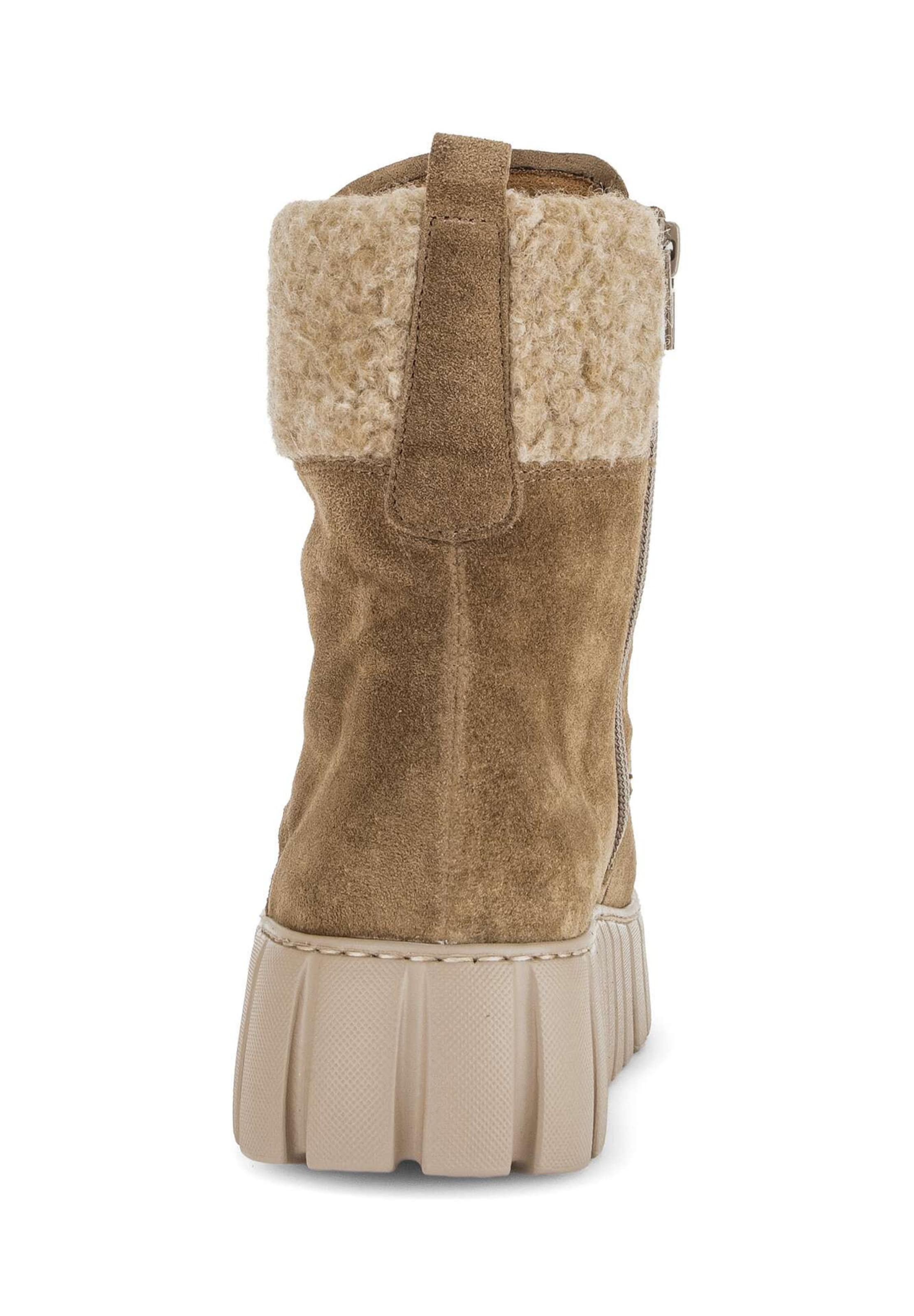 GABOR Lace-up bootie in Brown