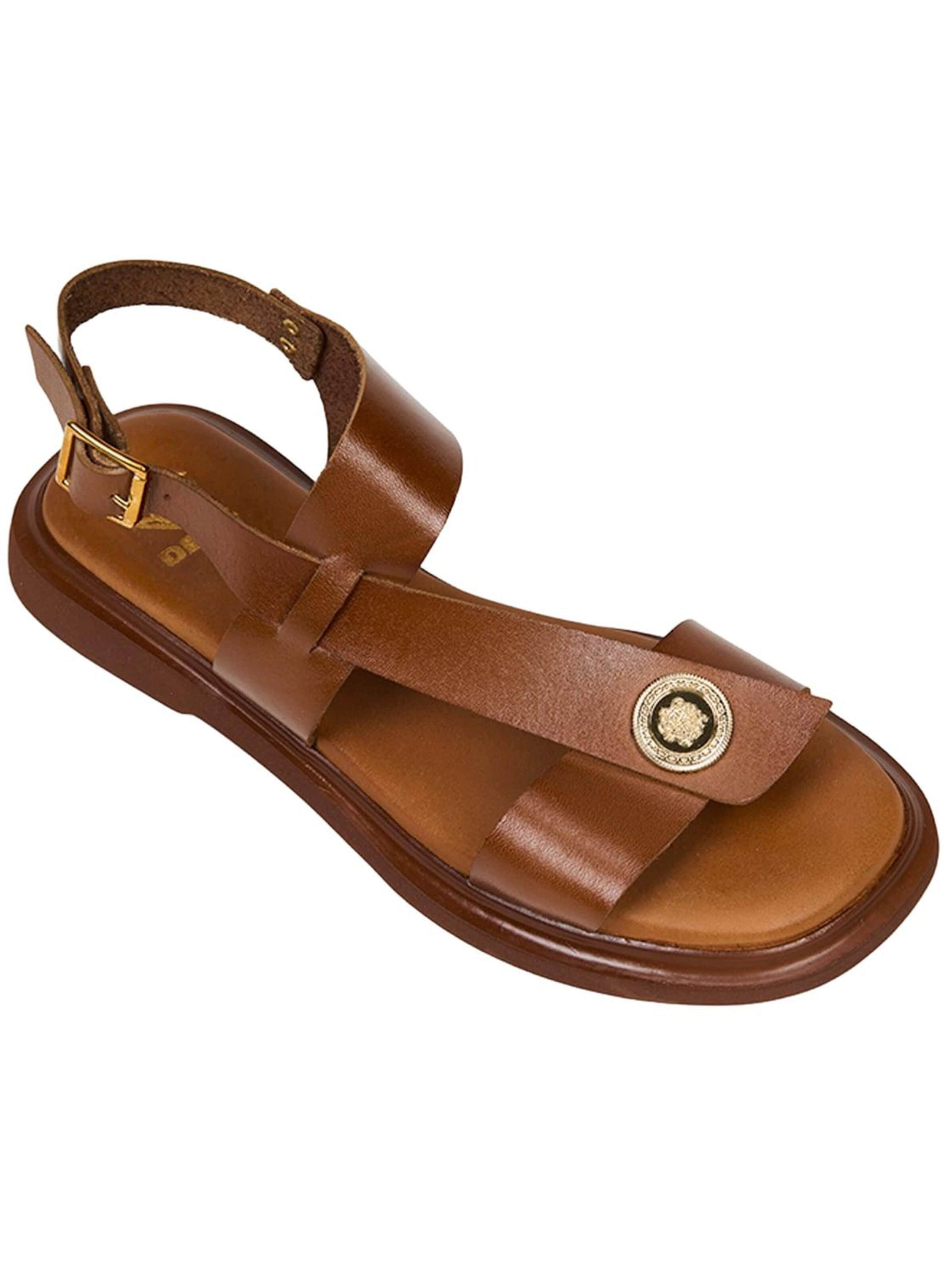 Sandales 'Sandalen' Desa en marron
