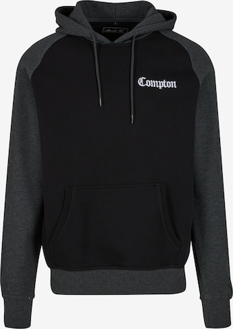 Bluză de molton 'Compton' de la Mister Tee pe negru: față