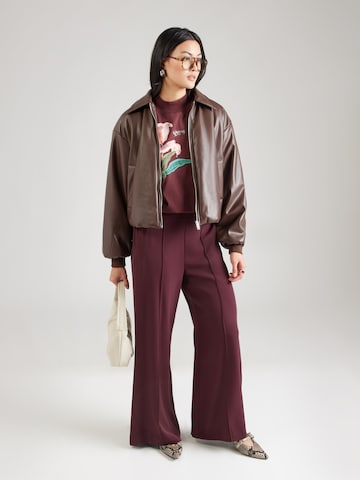 GUESS Shirts 'SL MOCK' i rød
