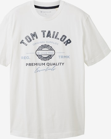 TOM TAILOR Tričko – bílá: přední strana