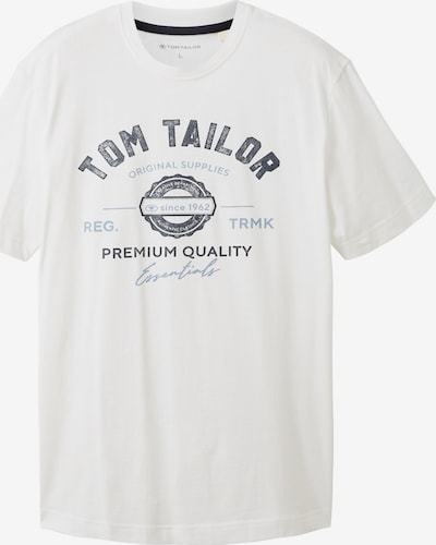 TOM TAILOR Shirt in de kleur Duifblauw / Donkergrijs / Wolwit, Productweergave