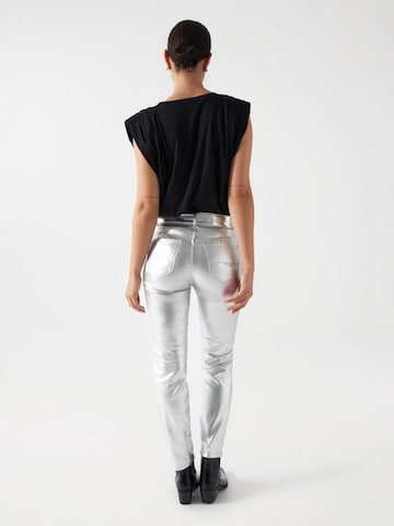 Salsa Jeans Slimfit Jeans in Silber