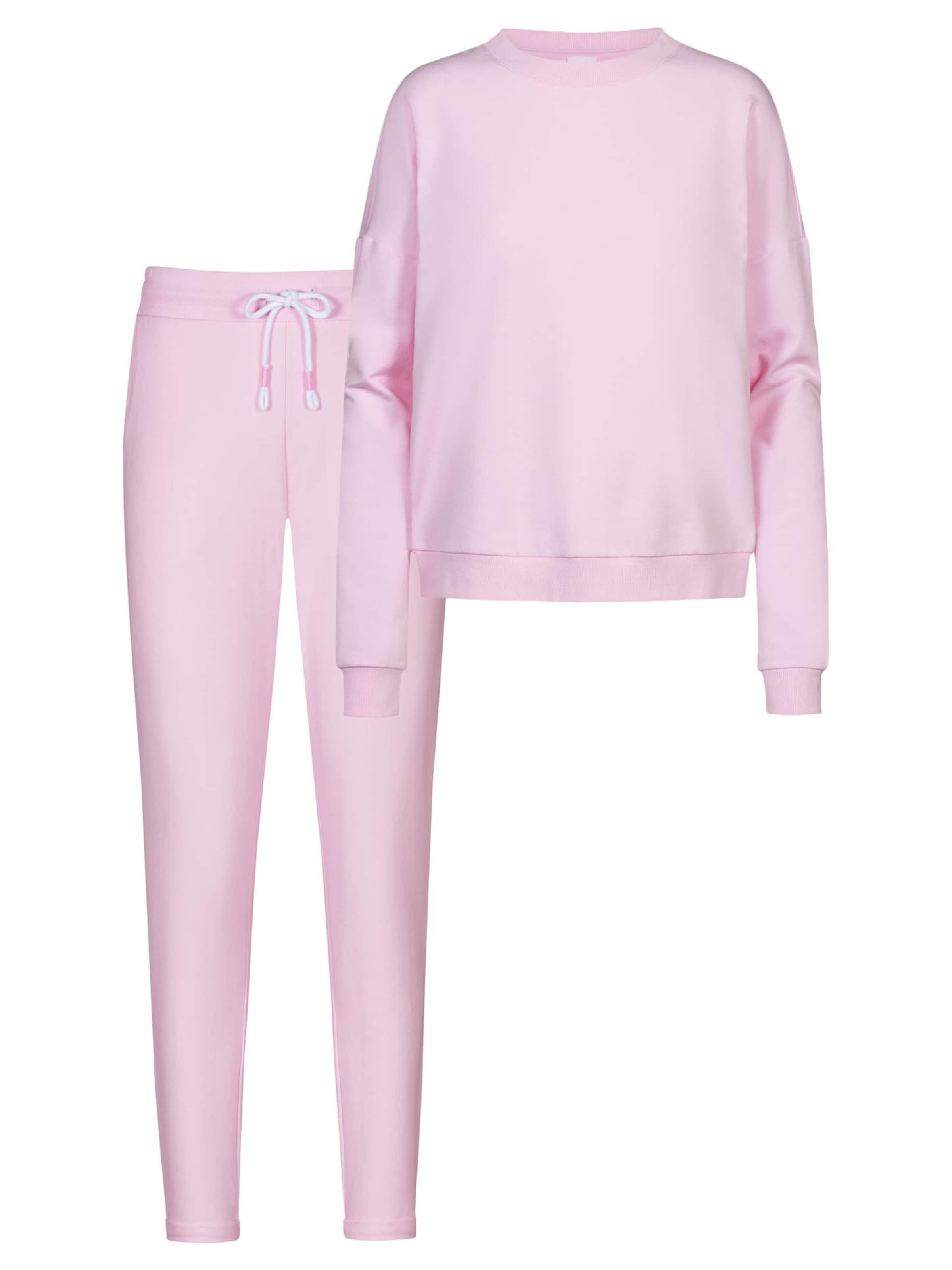 Mey Pyjama 'Cozy Nights'‌ in Pink: Vorderseite