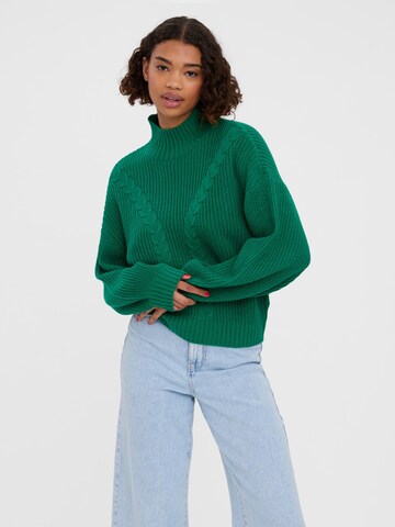 VERO MODA - Jersey en verde: frente