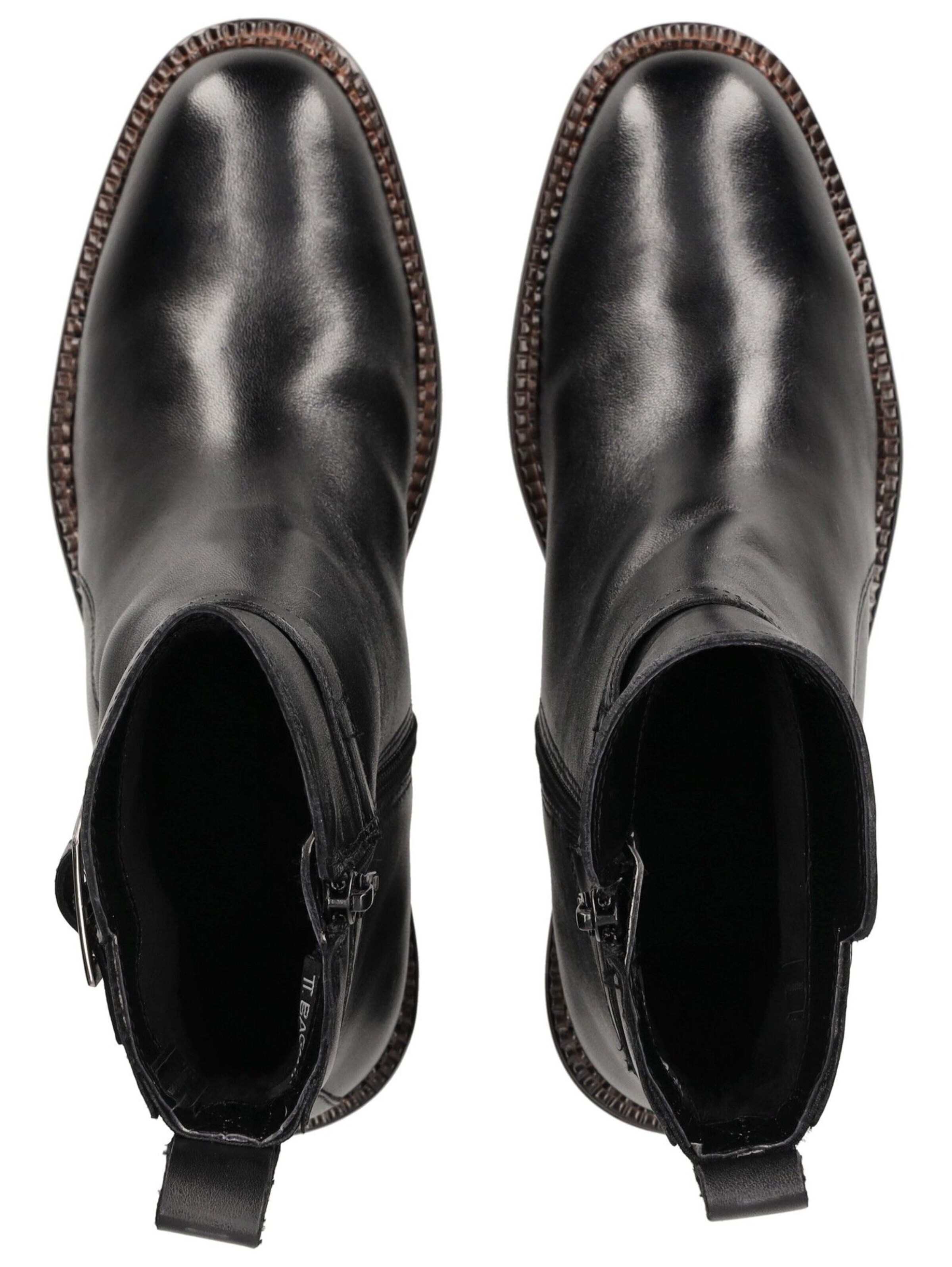 TT. BAGATT Enkellaarsjes in Zwart