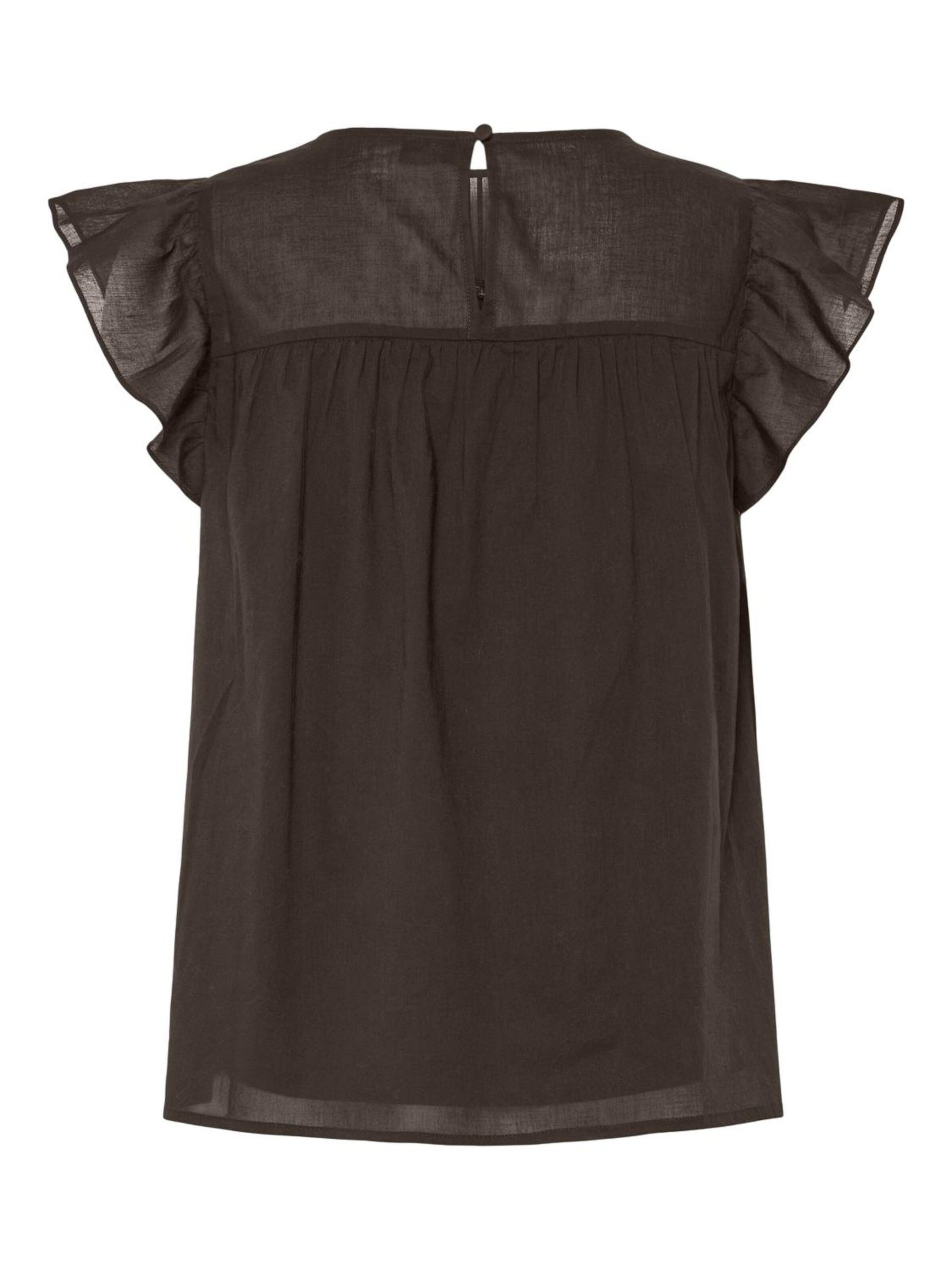 PIECES Bluse 'PCAstrid' i brun