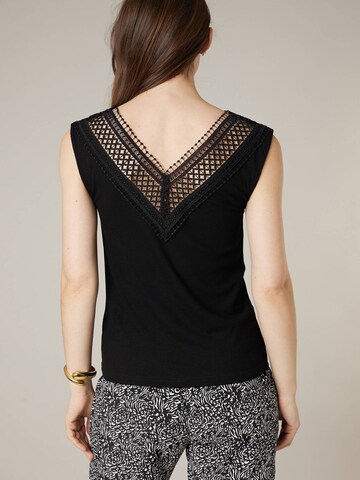 Haut 'Yalina' Deeluxe en noir