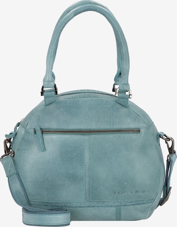 Borsa a spalla 'Femi & Nine' di Greenland Nature in blu: frontale