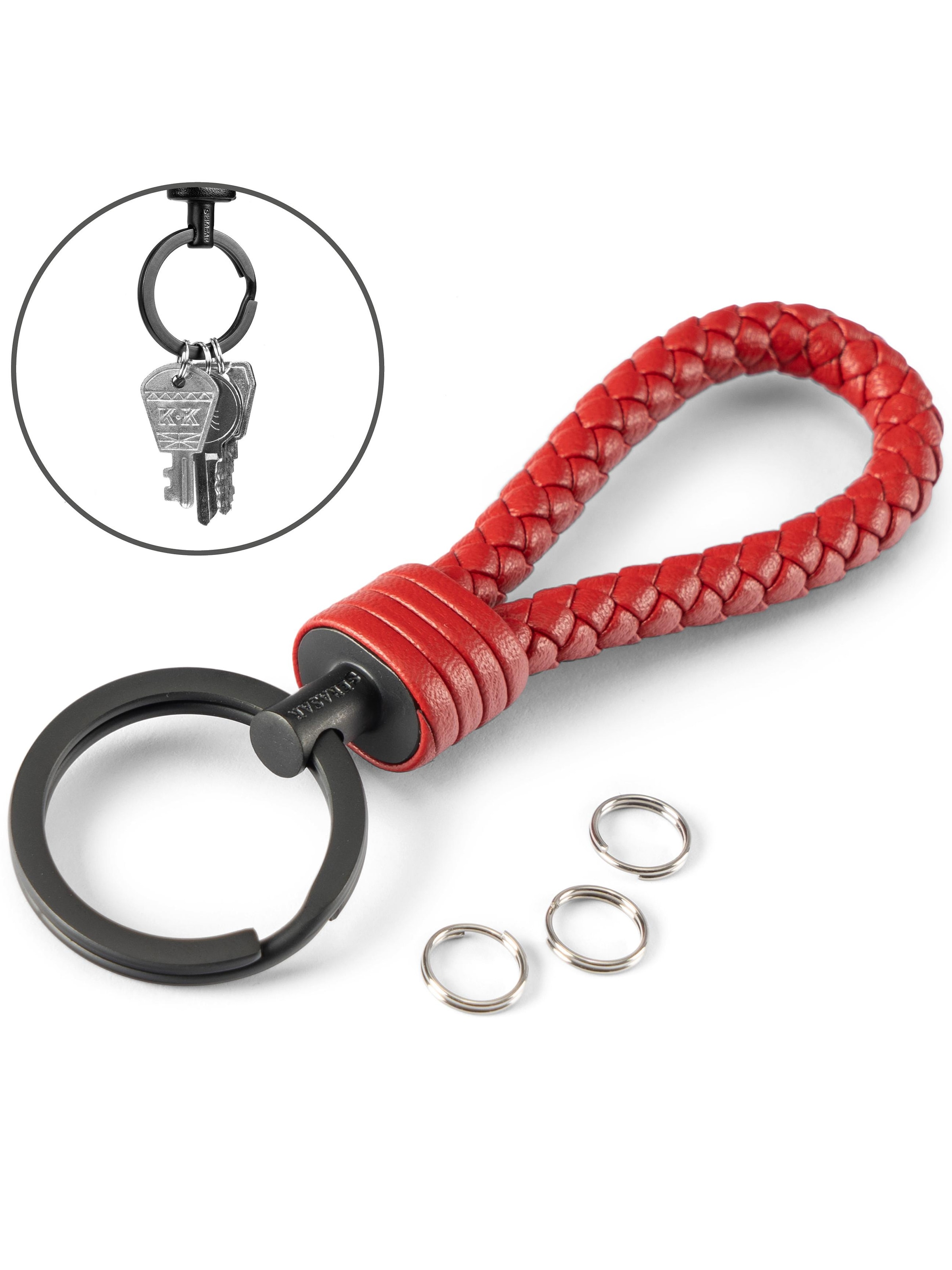 Porte-clés 'Strong' SERASAR en rouge