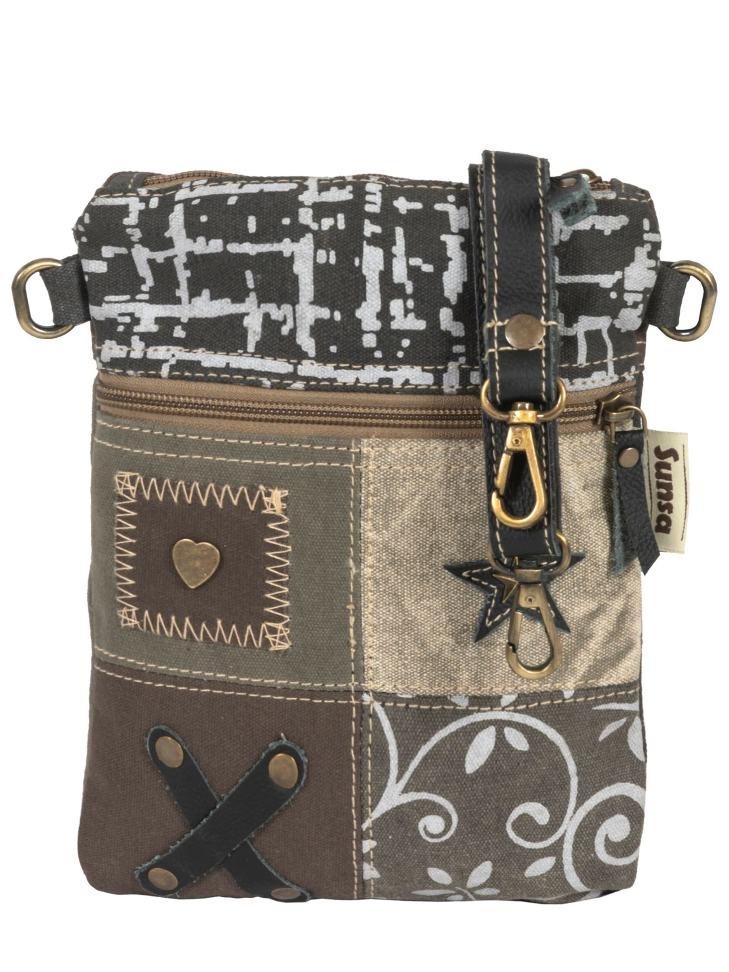 Sunsa Umhängetasche 'Sunsa'‌‌‌‌‌‌‌‌‌ in Grün: Vorderseite