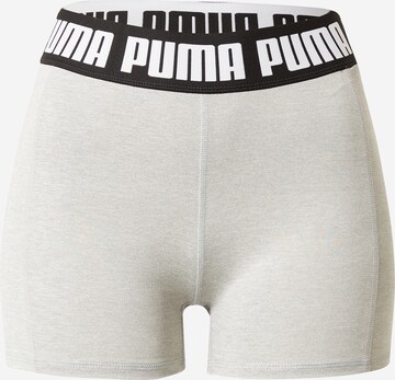 PUMA - Skinny Pantalón deportivo en gris: frente