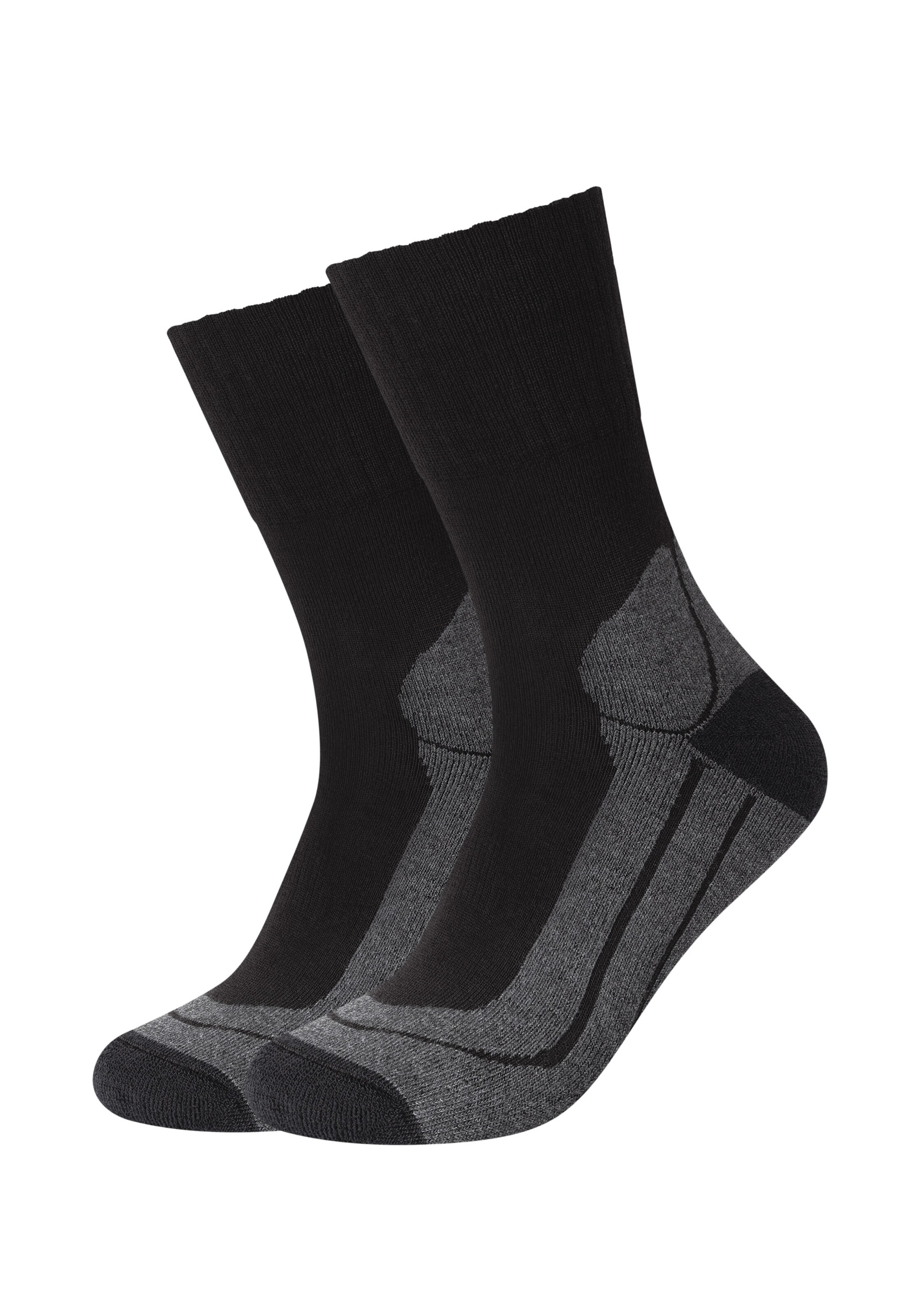 camano Socks in Black: front