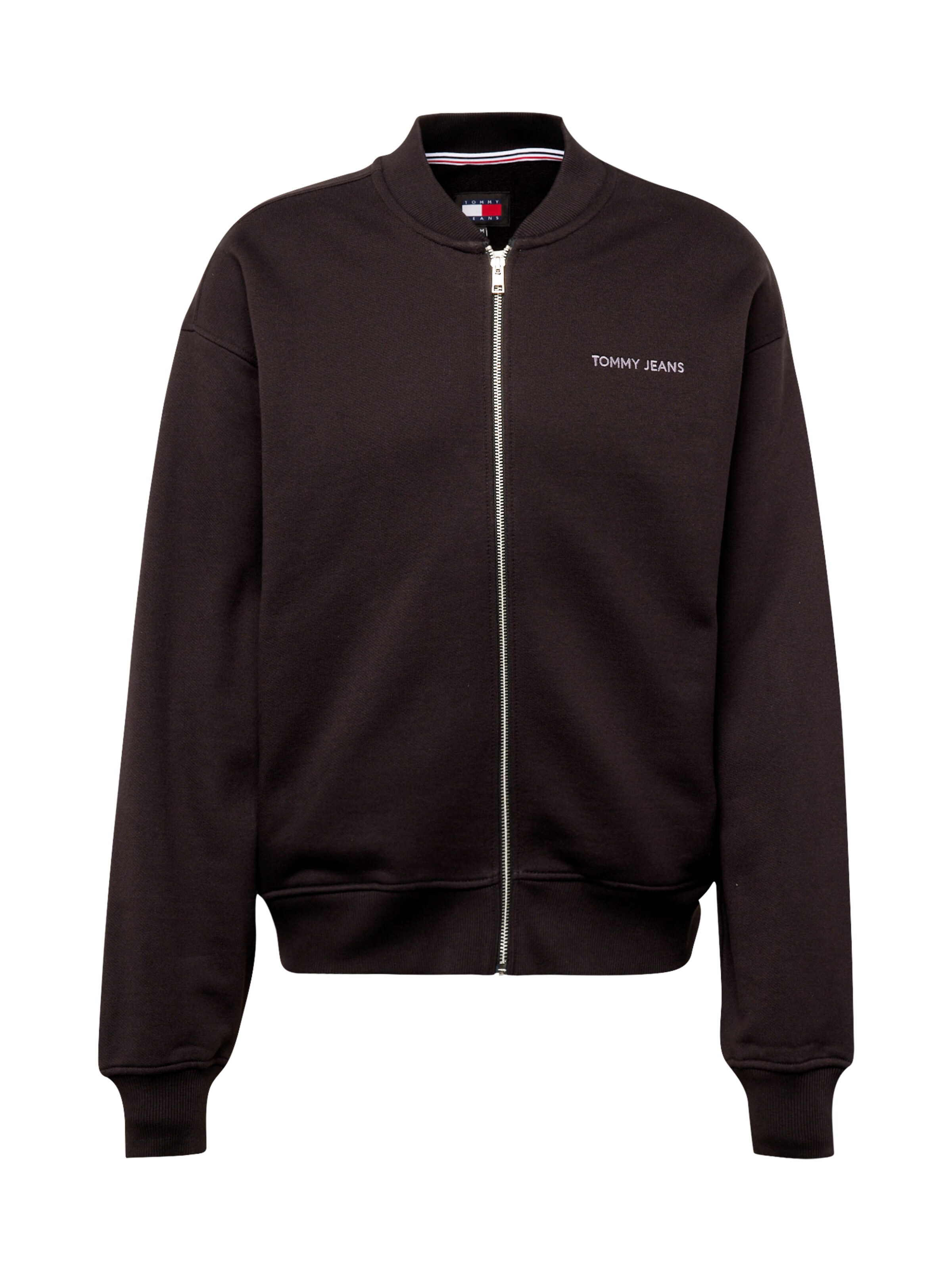 Tommy Jeans Bluza rozpinana w kolorze czarny: przód