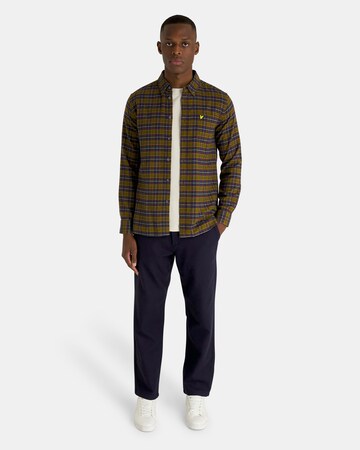 Lyle & Scott Regular Fit Skjorte i gul