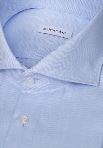 Coupe slim Chemise business SEIDENSTICKER en bleu