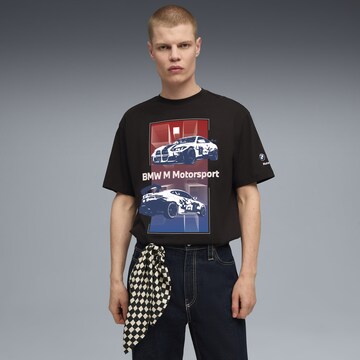 PUMA Performance shirt 'BMW M' in Black: front