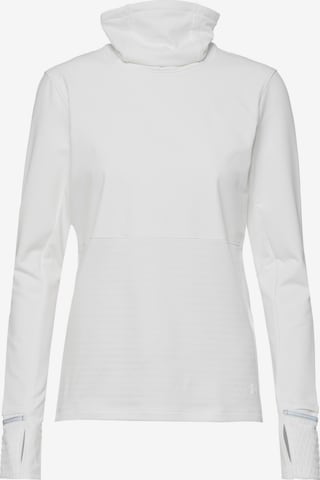 UNDER ARMOUR Performance Shirt 'Qualifier Cold' in White: front