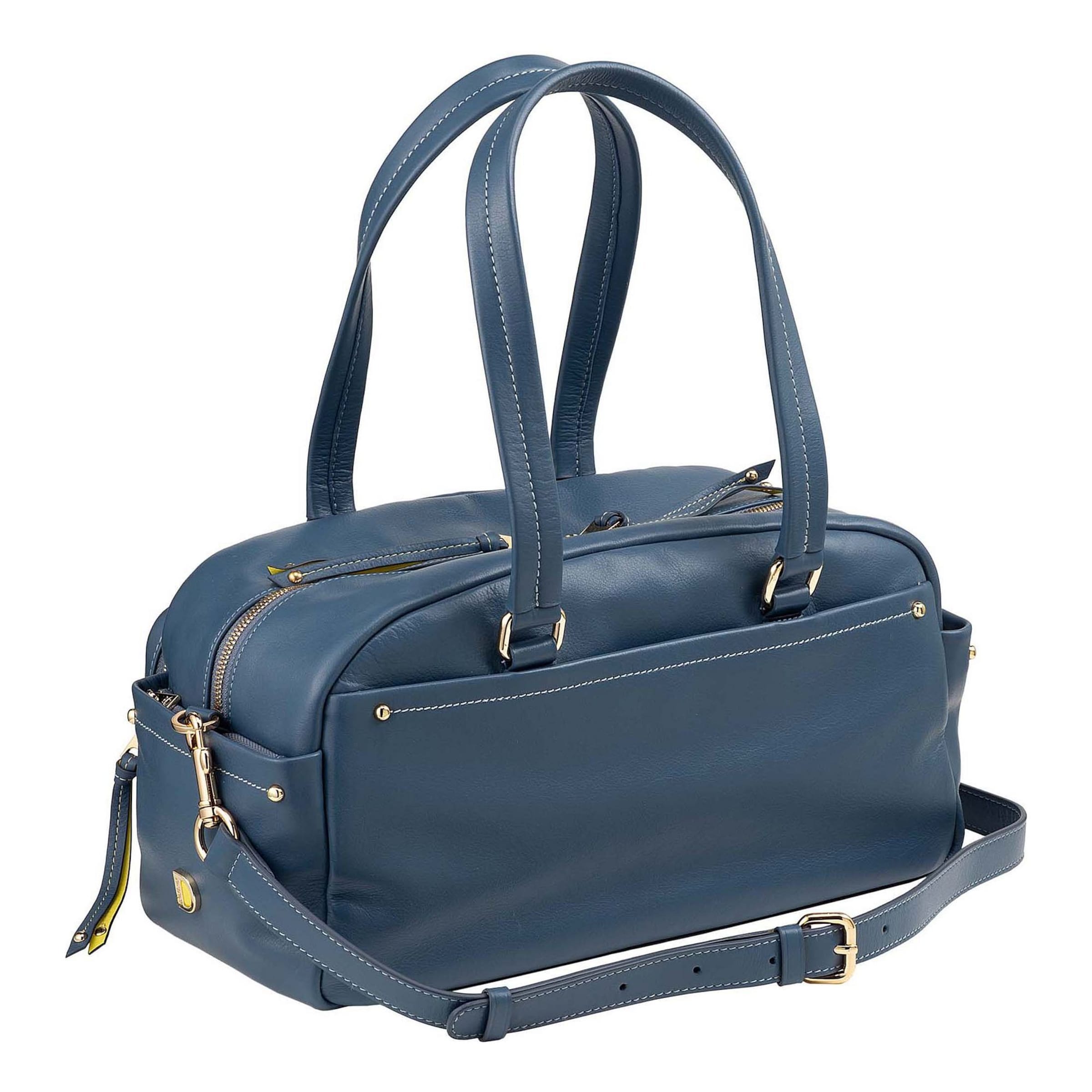 DuDu Schultertasche in Blau