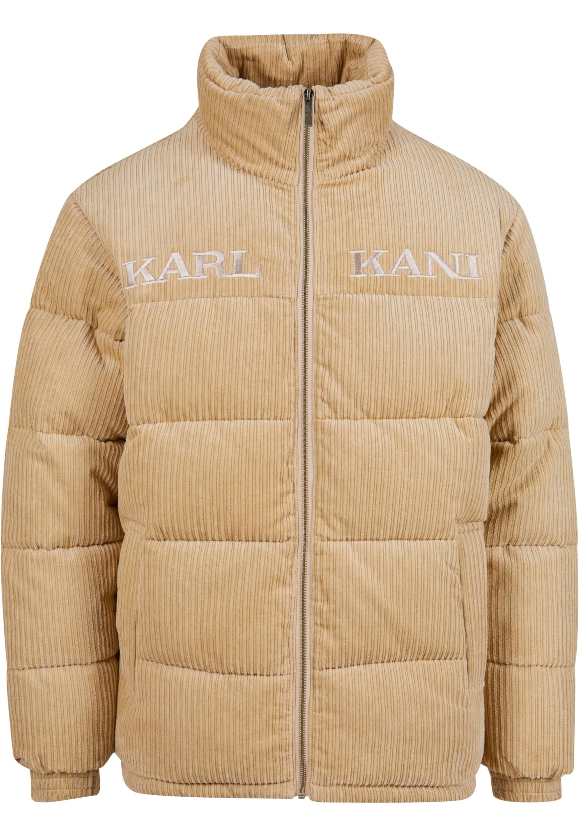 Giacca invernale di Karl Kani in beige: frontale
