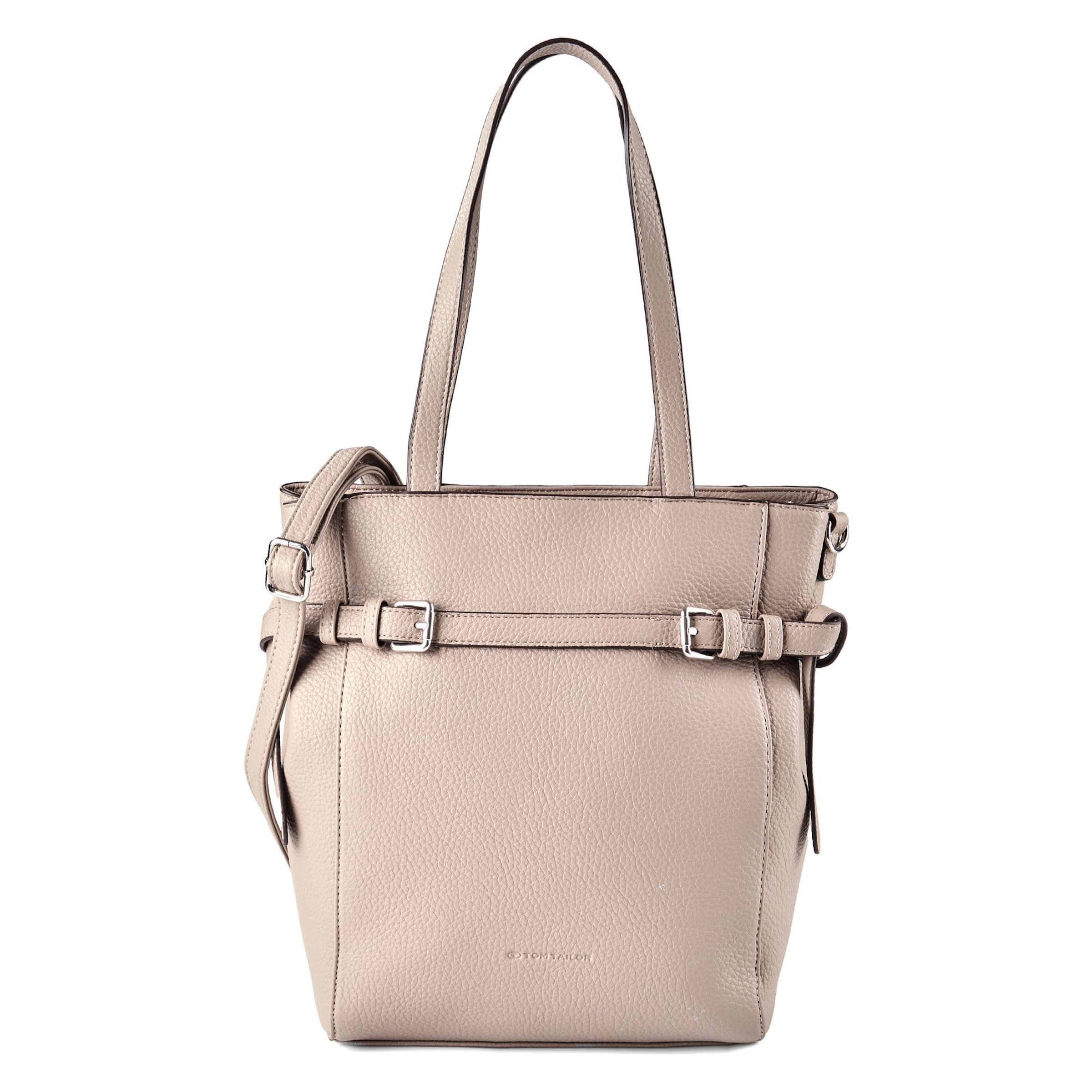 Cabas 'Sora' TOM TAILOR en gris : devant