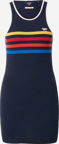 Superdry Letní šaty – modrá: přední strana
