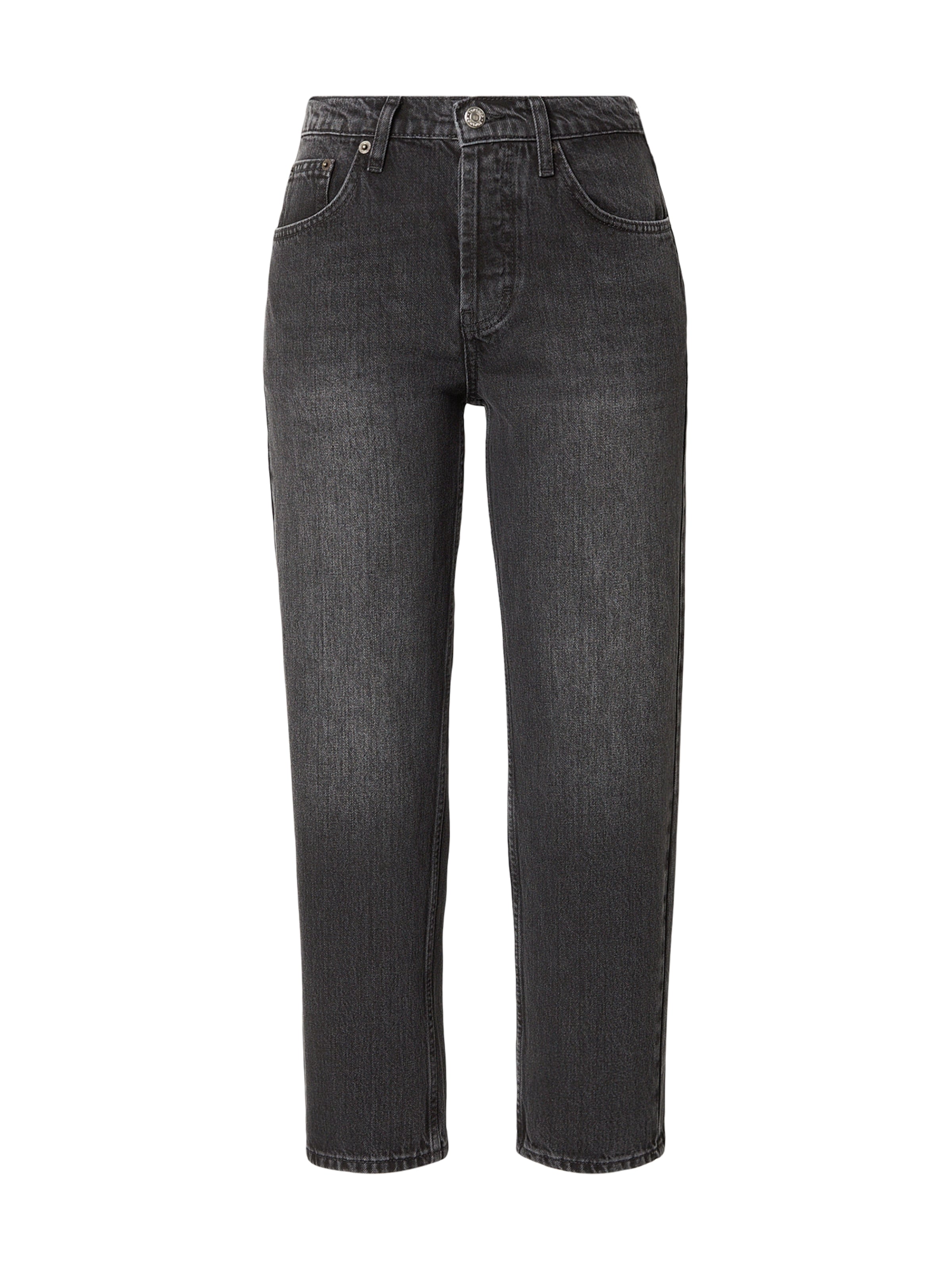 TOPSHOP - regular Vaquero 'RUNWAY' en negro: frente