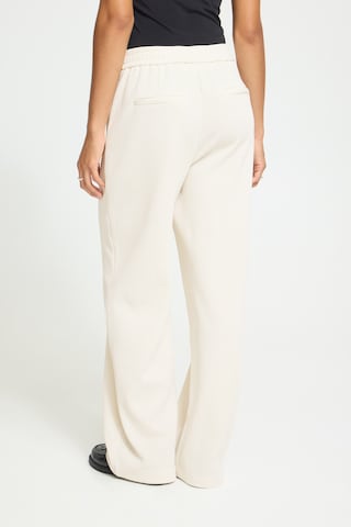 ICHI Wide leg Trousers 'IHKate' in Beige