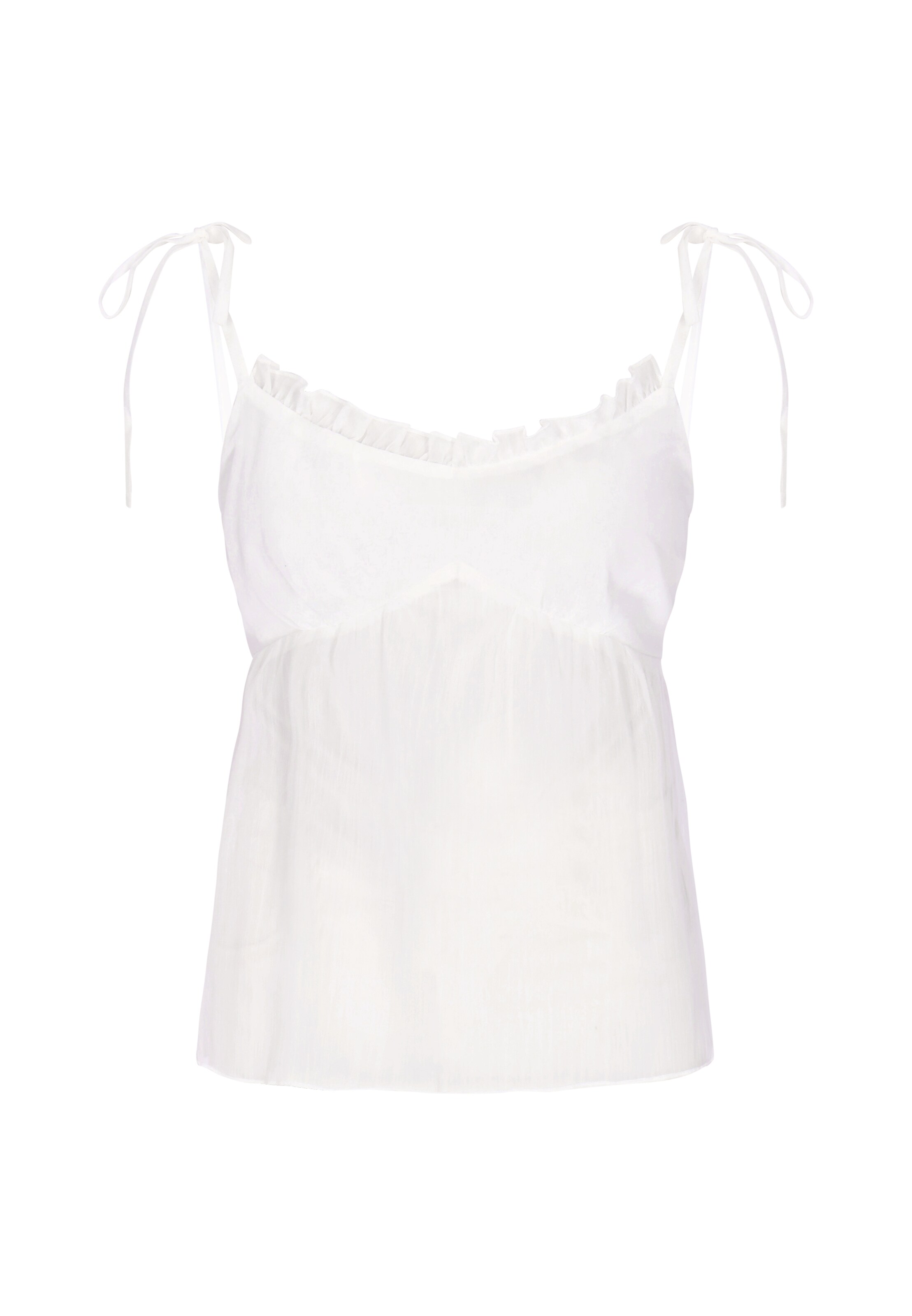 MYMO Top in Wit: voorkant