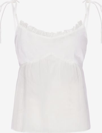 MYMO Top in Wit: voorkant